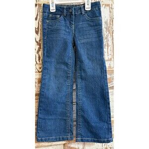 Girl's George Cotton Stretch Boot Cut Jeans - BLUE - Size 5